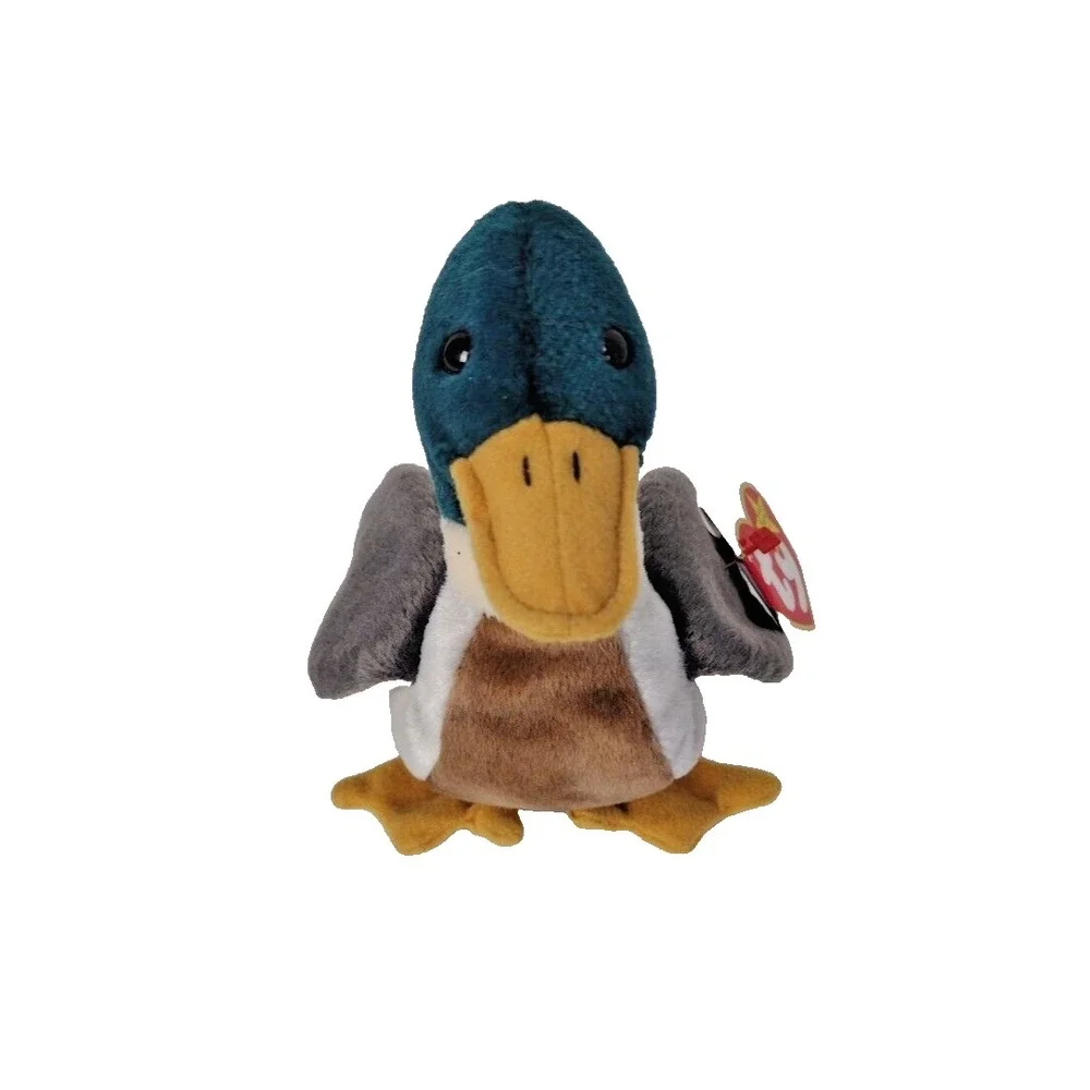 Ty Beanie Baby Jake The Mallard Drake Duck, 1997 1998 Error Tags